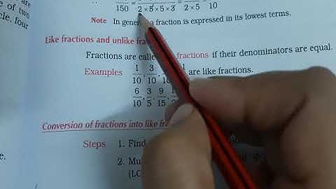 Std-6(icse),Chapter-5(Fractions)Exercise-5(A)Part 2