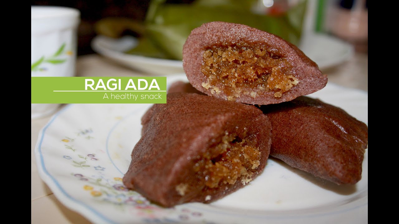 Ada Sweet Spring Ragi ada | Ila ada | sweet Adai | റാഗി അട | Steamed snack recipes - YouTube