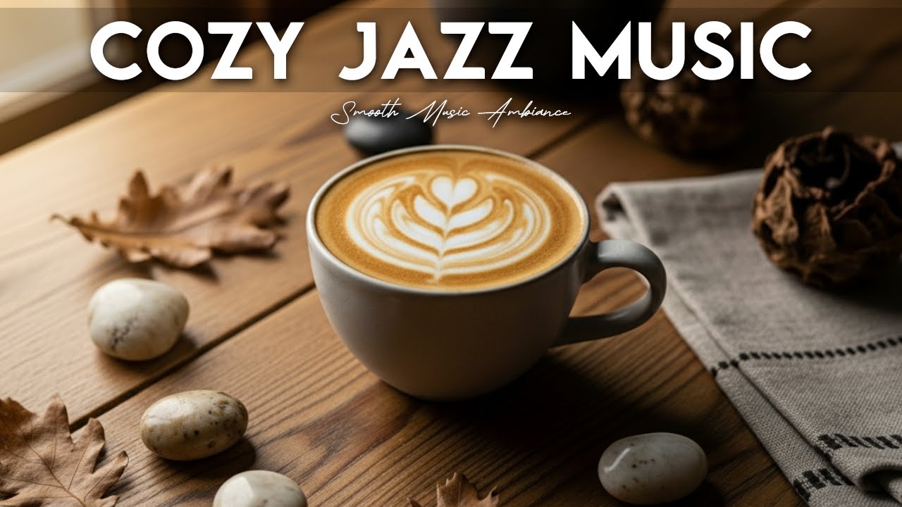 Cozy Jazz Music☕Calm Bossa Nova Instrumental and Relaxing Jazz Cafe Music for Studying.