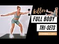 40 MIN KILLER DUMBBELL HIIT | Full Body Tri Set Workout // Burn Calories & Have Fun!