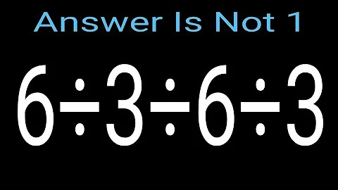 6 ÷ 3 ÷ 6 ÷ 3 | can you solve this| PEMDAS Rule Explained Step-by-Step 