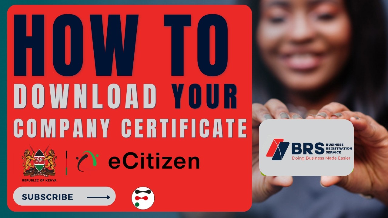 Cr12 Form.pdf How to Download Your Company Registration Certificate & CR12 in BRS ...