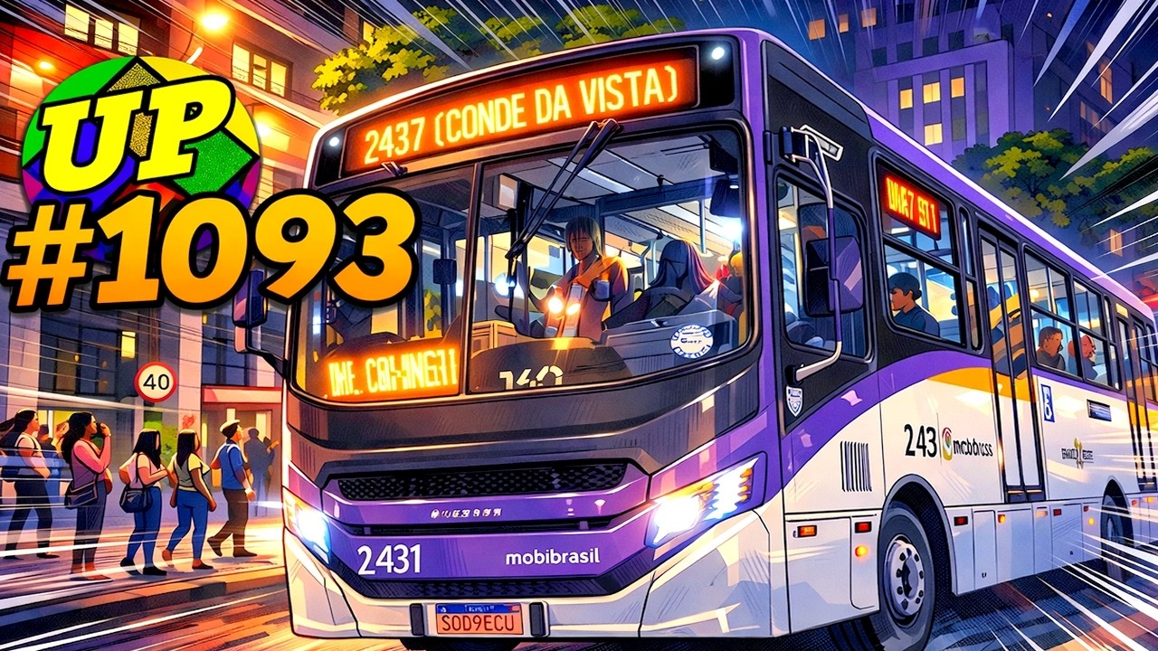 #1093 -  Veja como é a noite no Centro do Recife - Muitos ônibus na Av. Guararapes