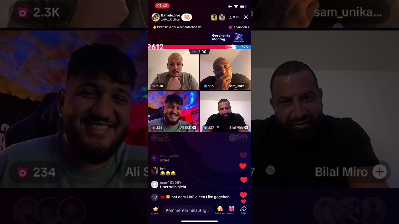 Barrelo und Bilal Miri treffen aufeinander #aktuell #2023 #tiktok #germany #foryou #live