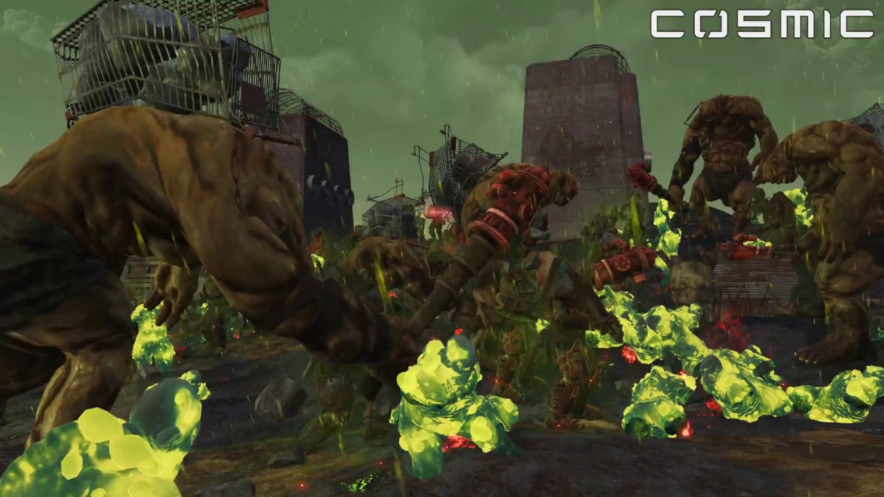 FALLOUT 4 BATTLE #31 - 1000 Ghouls VS. 100 Super Mutant (Redux) 4K ULTRA HD 2160p 60fps