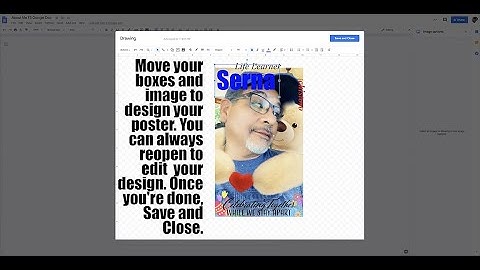 Create About Me poster with Google Docs