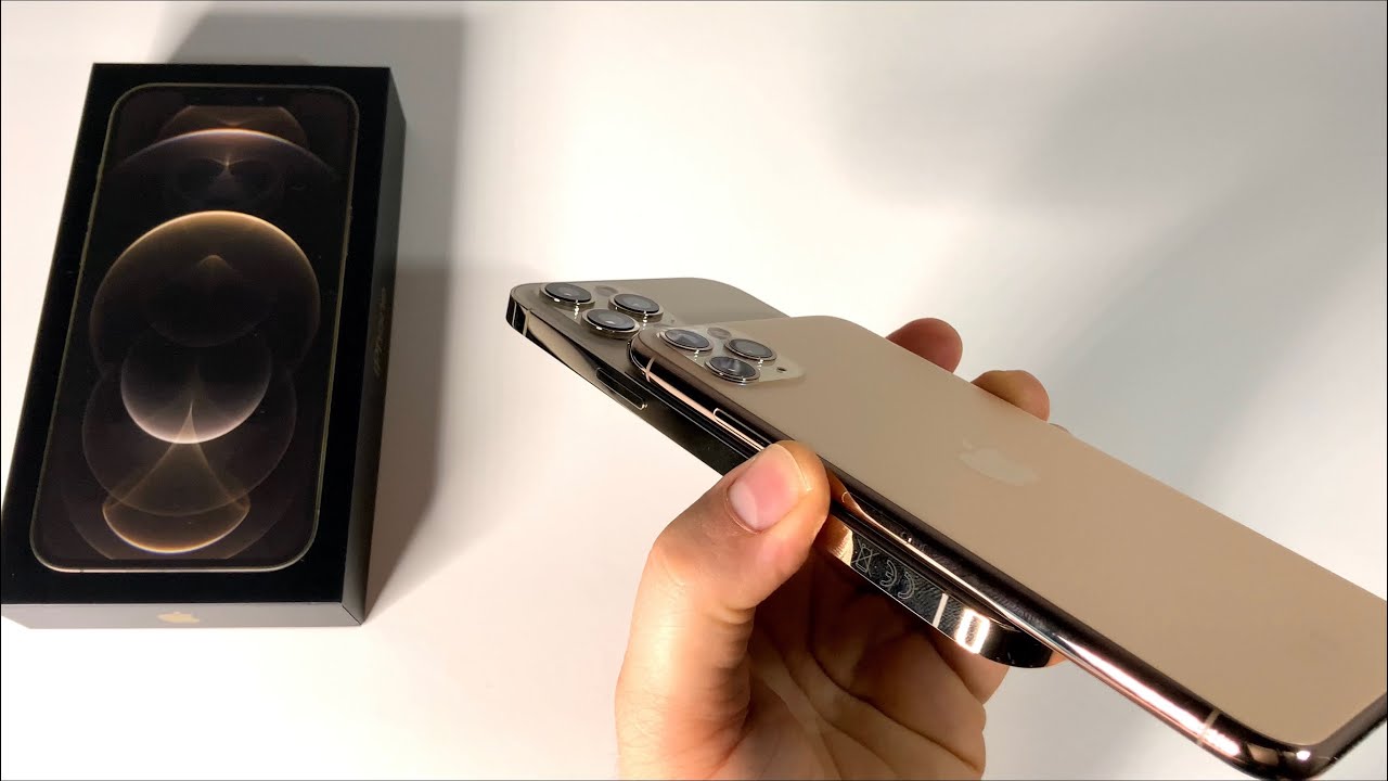 iPhone 12 Pro Max Gold 512 GB Unboxing & review - vs iPhone 11 Pro