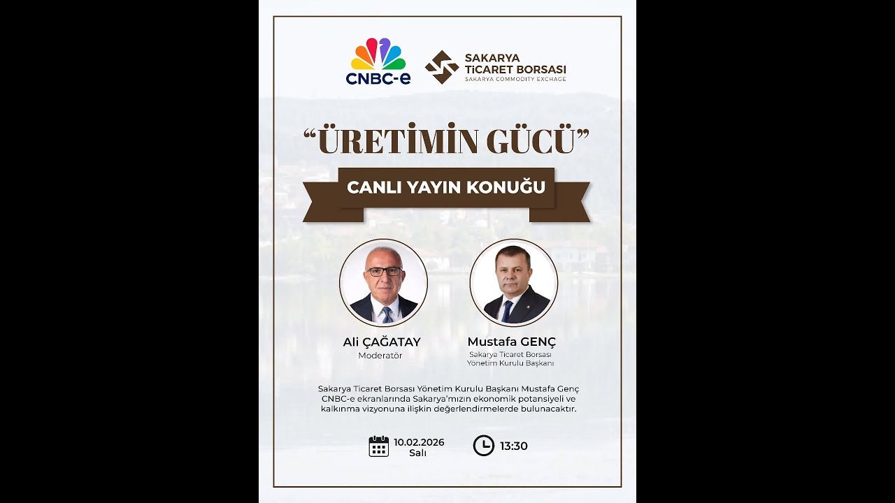 CNBC-e'de Üretimin Gücü Programının Konuğu STB Yönetim Kurulu Başkanı Mustafa Genç