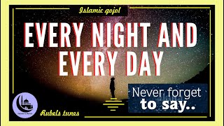 Every Night and every Day Never Forget to Say | Maher Zain feat Mesut Kurtis cover #islamicsong screenshot 1