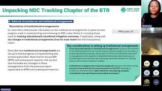 Mutual Learning Programme: Reporting Information on Climate Change Impacts and Adaptation in BTRs
