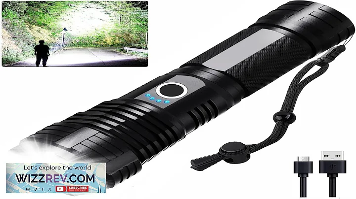 LED Flashlights High Lumens Rechargeable 990000 Lumens Brightest Handheld Flashlight 5 Review