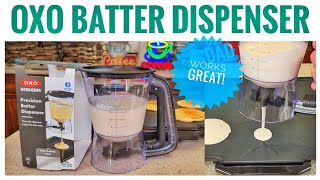 I LOVE OXO Pancake / Cupcake Batter Dispenser Review 