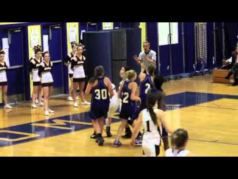 Belfast at Medomak Valley high school girls basketball