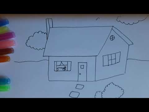 coloring a house youtube