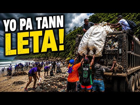 See How More Than 100 Young People Changed the Face of Ansdazu Beach in Jérémie 🔥