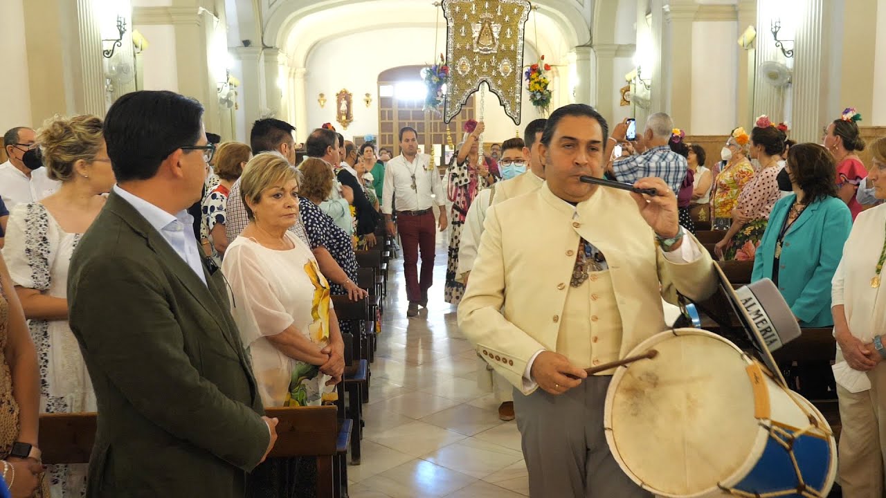 Misa de los Romeros que organiza la Hermandad del Rocío de Almería