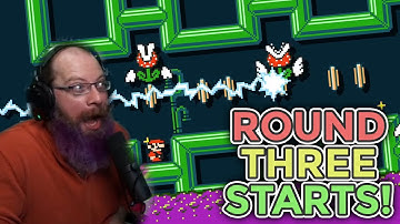 ROUND THREE STARTS | Super Mario Maker 2 - Expert No Skip Challenge For 1000 Clears [1]
