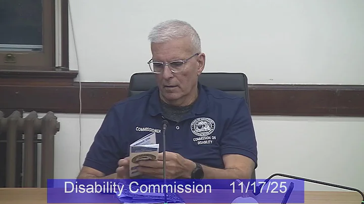 Disability Commission - November 17, 2025