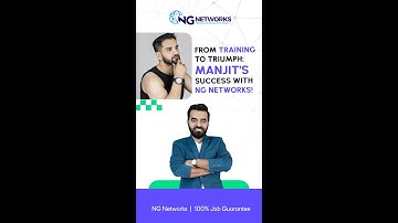 Meet Manjit, an NG Networks student who kick-started his career with a fantastic package! 🎉