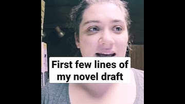 First few sentences of my novel draft #nanowrimo #fictionwriting #writing #nationalnovelwritingmonth