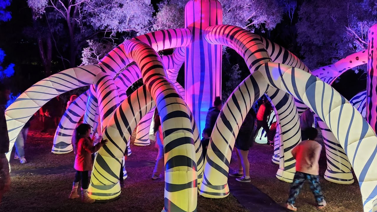 Wyndham Park Light Show | March 2023 | Part 1 - YouTube