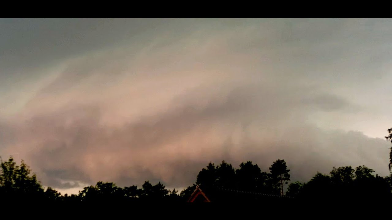 Unwetter Berlin 21.06.24 Superzelle Königs Wusterhausen Hagel Downburst Shelfcloud Tornadoverdacht