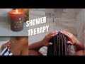 SHOWER THERAPY...My Summer Shower Routine, Body Care For SOFT Skin & Zero Blemishes| Braid Hair Care