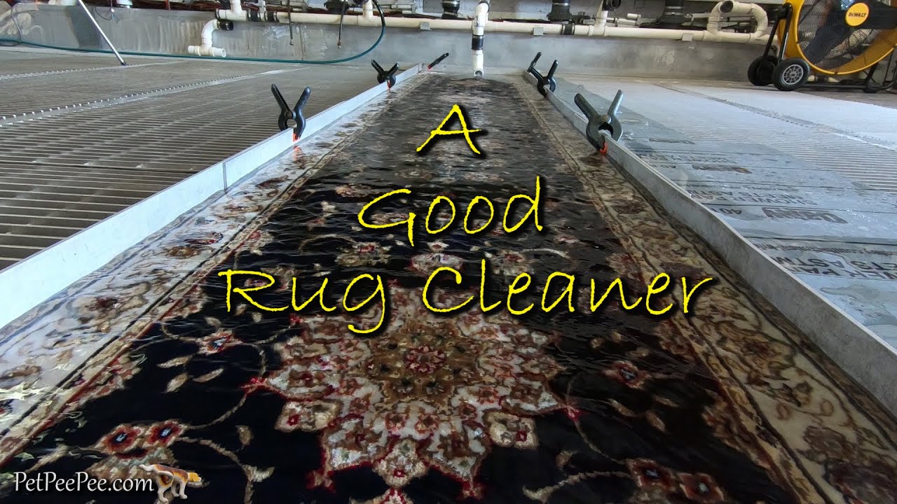 A Good Rug Cleaning Service by the PetPeePee® Company