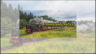 Live view from Locomotive Cab train journey from Train driver cab front view