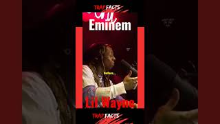 Lil Wayne and Eminem I can't believe This MUST WATCH👀 #lilwayne #eminem #tunechi #slimshady #shorts