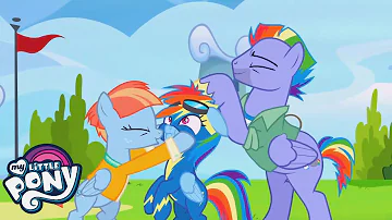 ¿Quién es la madre de Rainbow Dash?