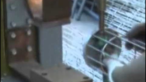 Bottom cap welding machine for filter bag cages demo by ZGTEK