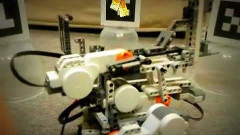 Kleekbots AVATARS - Mindstorms NXT augmented reality test video