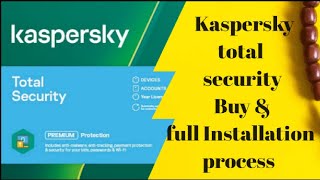 Kaspersky Total Security antivirus buy and full installation process ||#antivirus #review