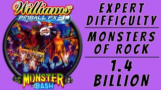 Monster Bash | Monsters Of Rock (2.4x) | 1.4B | Pinball FX3 - Classic Physics | Pinball ASMR