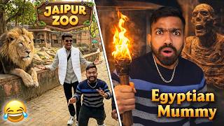 Jaipur Zoo Mein Masti 😂 | Real Egyptian Mummy in Jaipur 😱