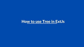 (#18) How to use Tree in ExtJs