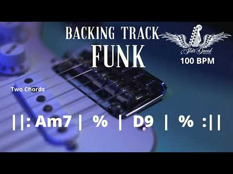 Backing Track Funk Two Chords in Am7 D9