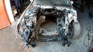 Кузовной ремонт в Армении/Body repair in Armenia Mercedes Benz CLS видео