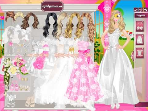 Dress Up Games Celebrities Barbie Barbie Bride Dress Up - YouTube