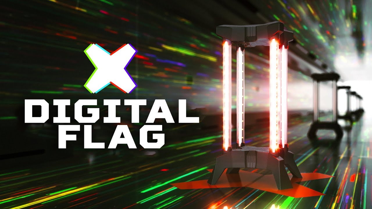 Laser tag digital flag from LASERWAR