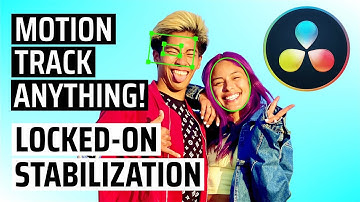 Locked On Stabilization Effect Davinci Resolve 17 TUTORIAL | Motion Tracking Davinci Resolve 17