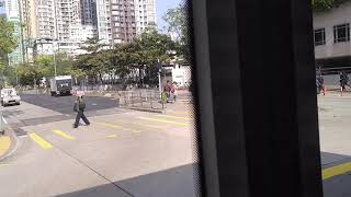 [2018-2-6] 城巴(CTB) Alexander Denis Enviro500 mmc facelift車身 12.8m UP3129 6555@E21 到達長沙灣站