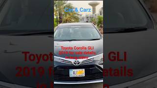 Corolla GLI Automatic 2019 for sale in Pakistan| #car_for_sale     #used_cars_for_sale #Gli #viral