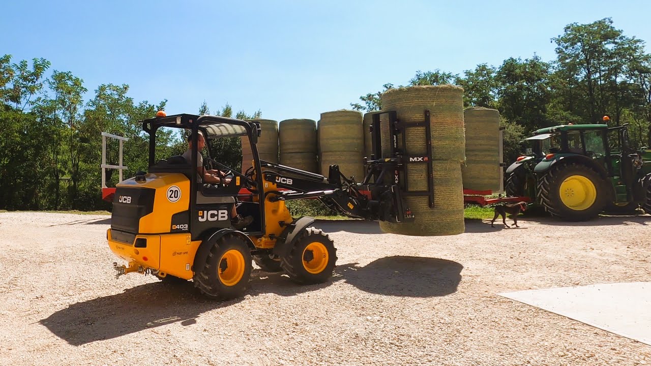 🔸️Un JCB 403plus a l'essai !!!