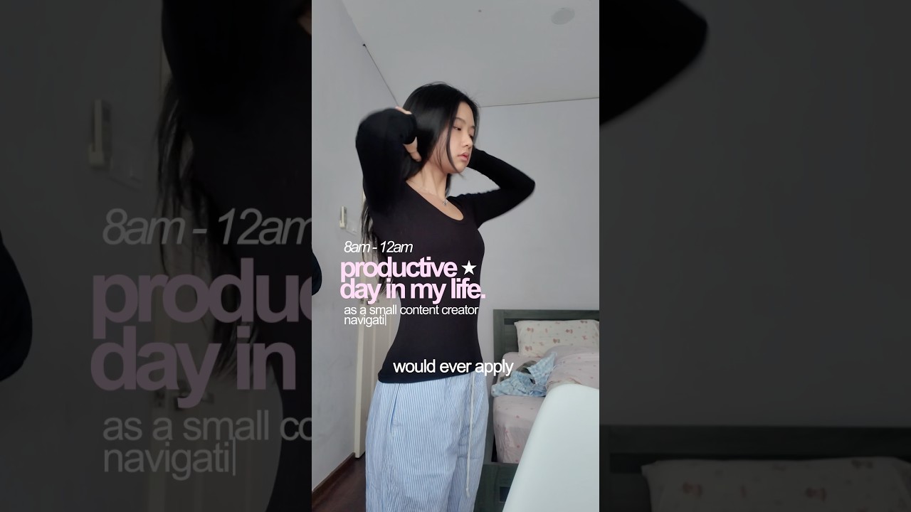 Проведите продуктивный день со мной☁️ 