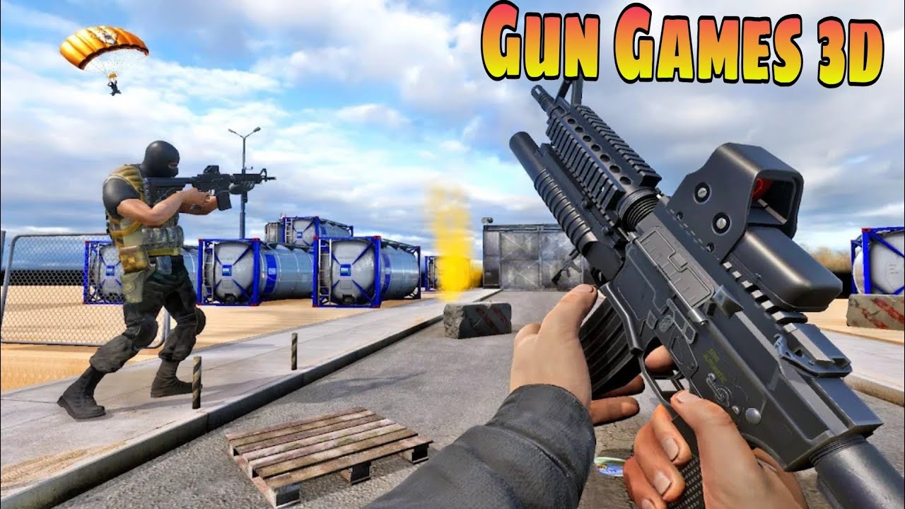 Gun Games 3D Squad Fire Free FPS Shooting War Gameplay Walkthrough Android Part 1