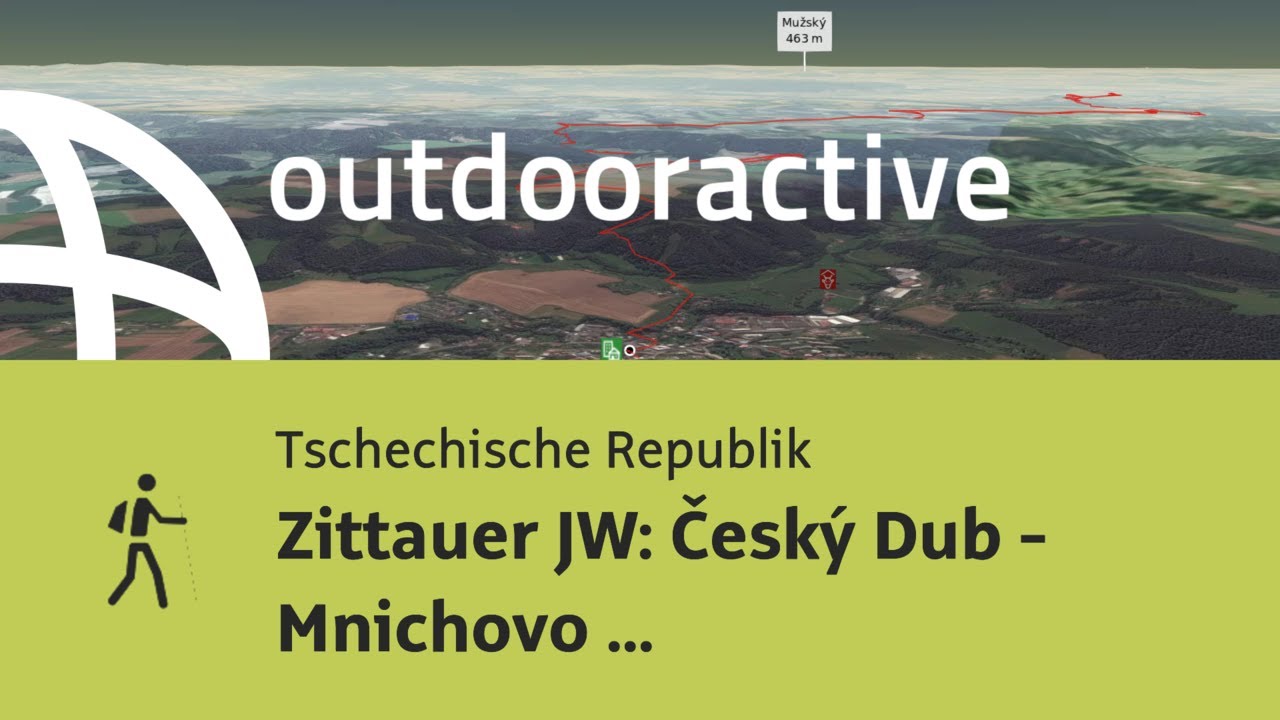 Pilgerweg in der Tschechischen Republik: Zittauer JW: Český Dub - Mnichovo Hradiště