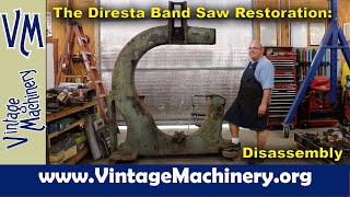 The Jimmy Diresta Band Saw Restoration, Part 1: Disassembly