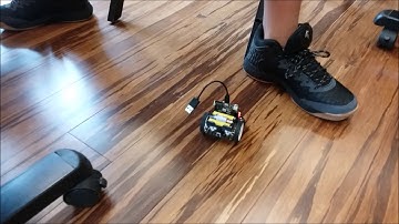 MakeCode and MicroBot controlling Maqueen Bug Bot